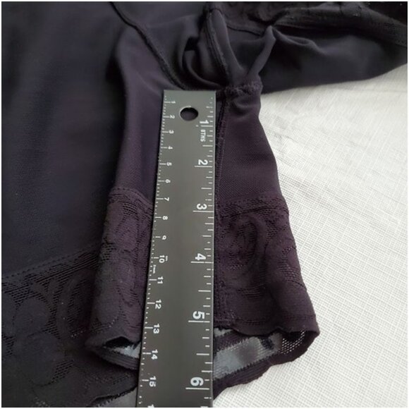 Padded Butt Lifter Shaper Shorts Lace Trim Booty Enhancer Underwear Black Sz S - Picture 8 of 9